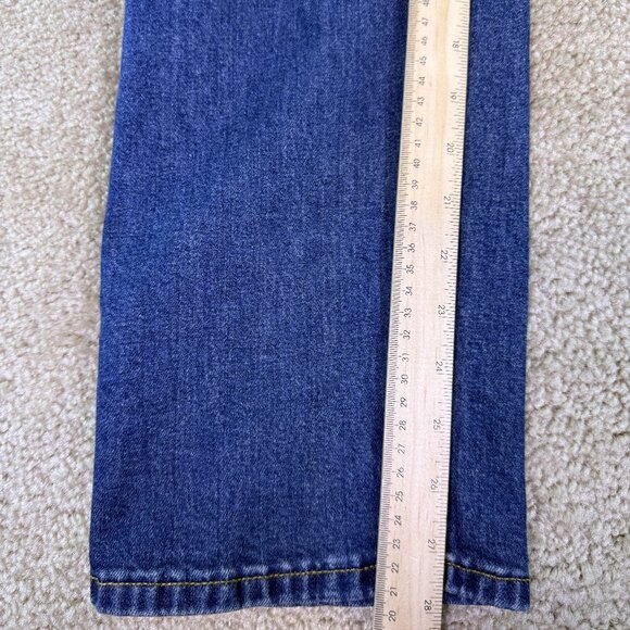 Lee Relaxed Fit Straight Leg Jeans Women's Size 4 Denim 29X28 High Rise E618 - Picture 12 of 14